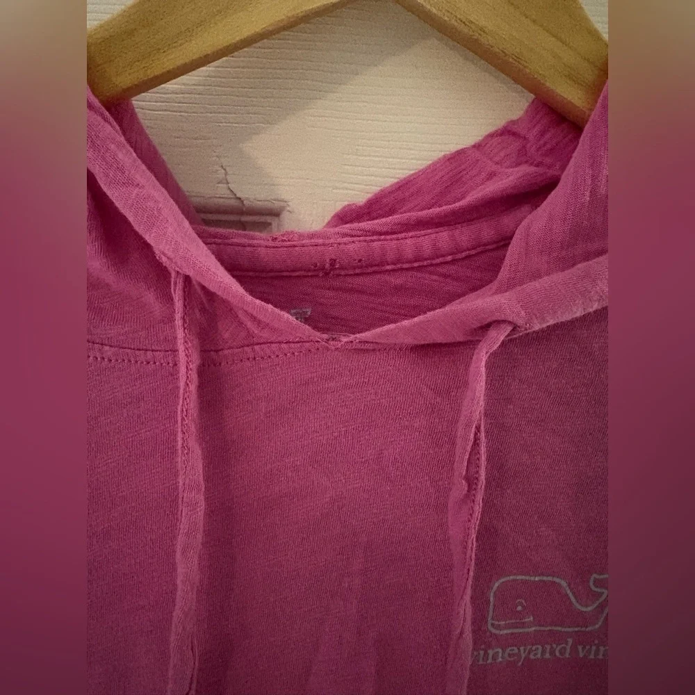 Vineyard Vines hot pink whale logo lightweight hoodie size small - Picture 4 of 9